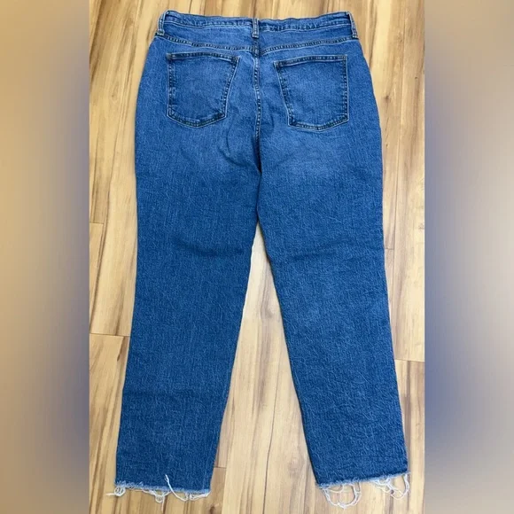 Denim Blue Straight Leg Women's Jeans - 14R - Picture 4 of 4